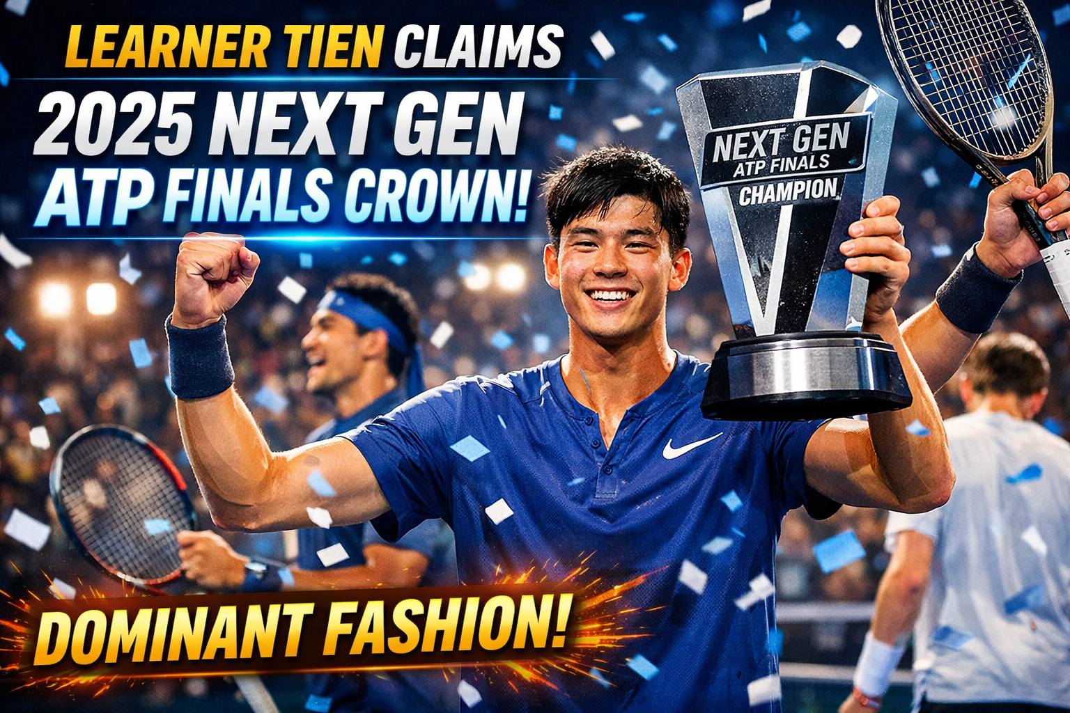 Learner Tien Claims 2025 Next Gen ATP Finals Crown in Dominant Fashion