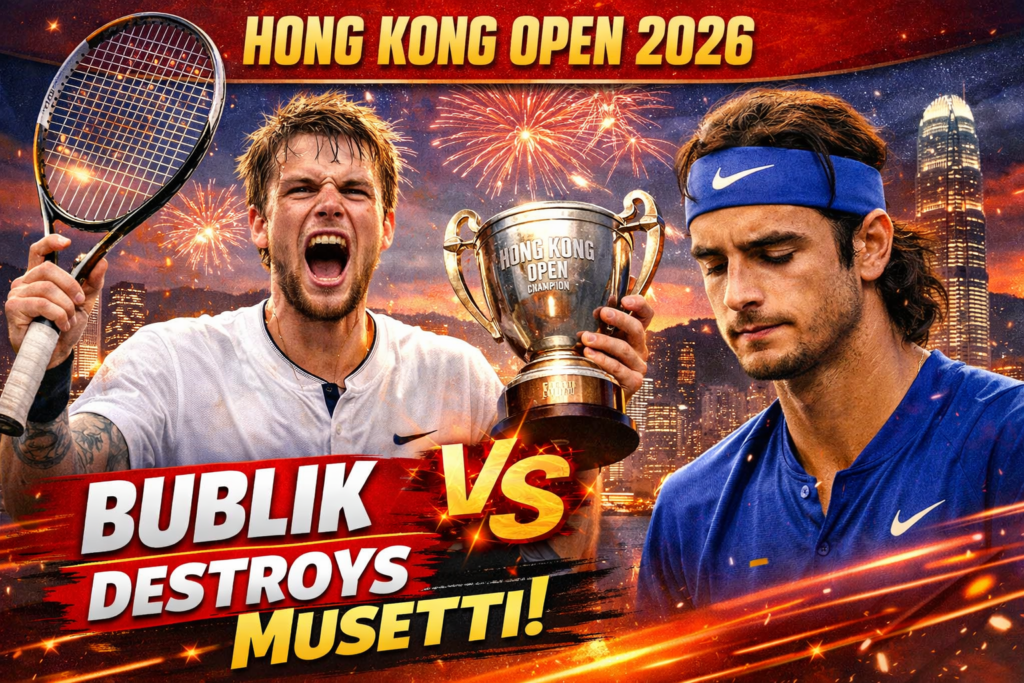 Alexander Bublik Triumphs at Hong Kong Open 2026: A Dominant Display Against Lorenzo Musetti