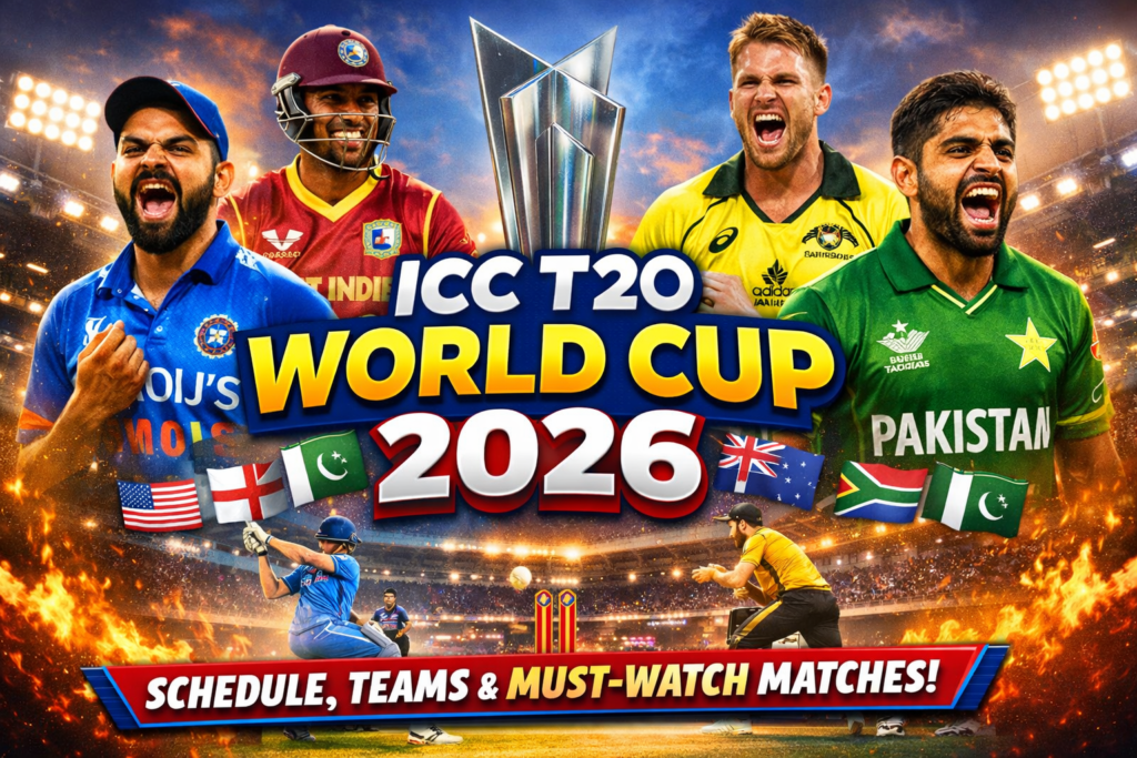 ICC T20 World Cup 2026: Complete Schedule, Teams, and Must-Watch Matches