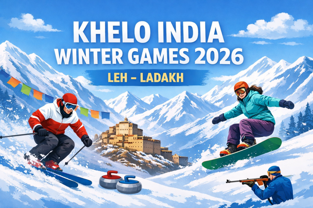 Khelo India Winter Games 2026 Opens in Leh Amid Freezing Glory