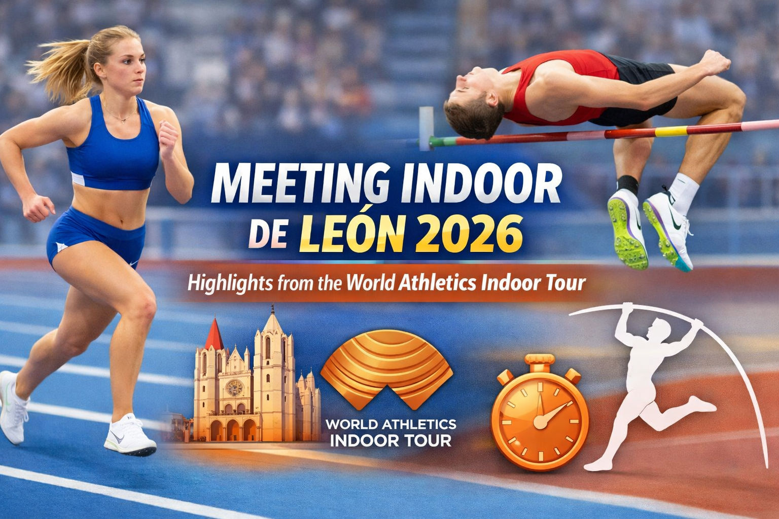 Outstanding performance at the Meeting Indoor de Leon 2026: Highlights from the World Athletics Indoor Tour bronze event