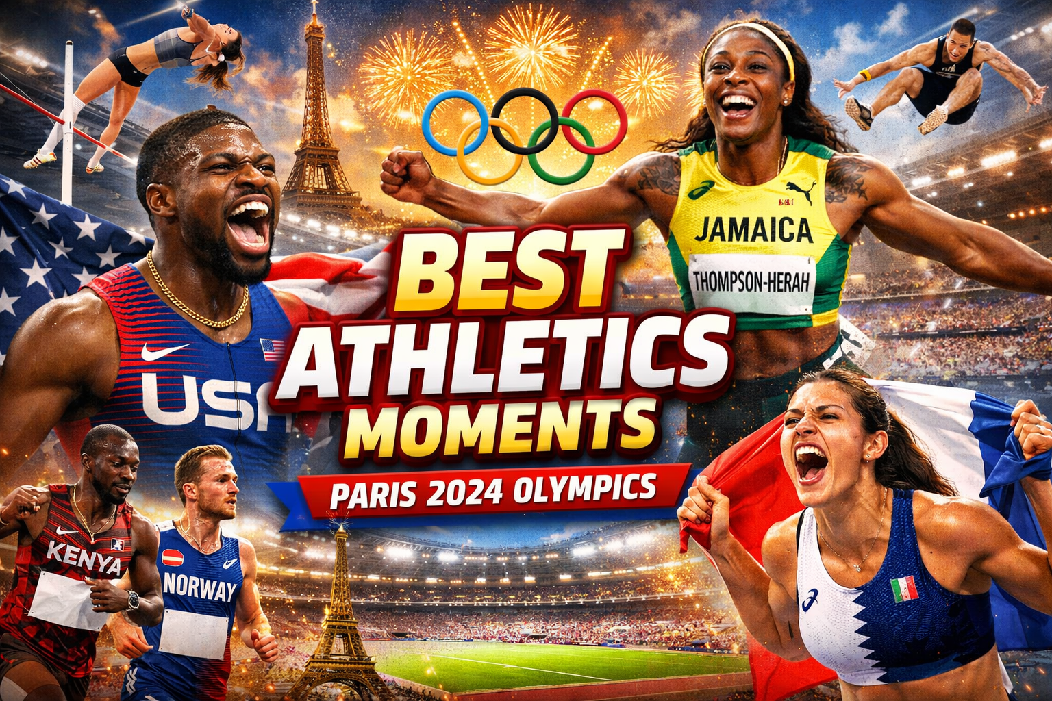 Reliving the Best Athletics Moments from the Paris 2024 Olympics