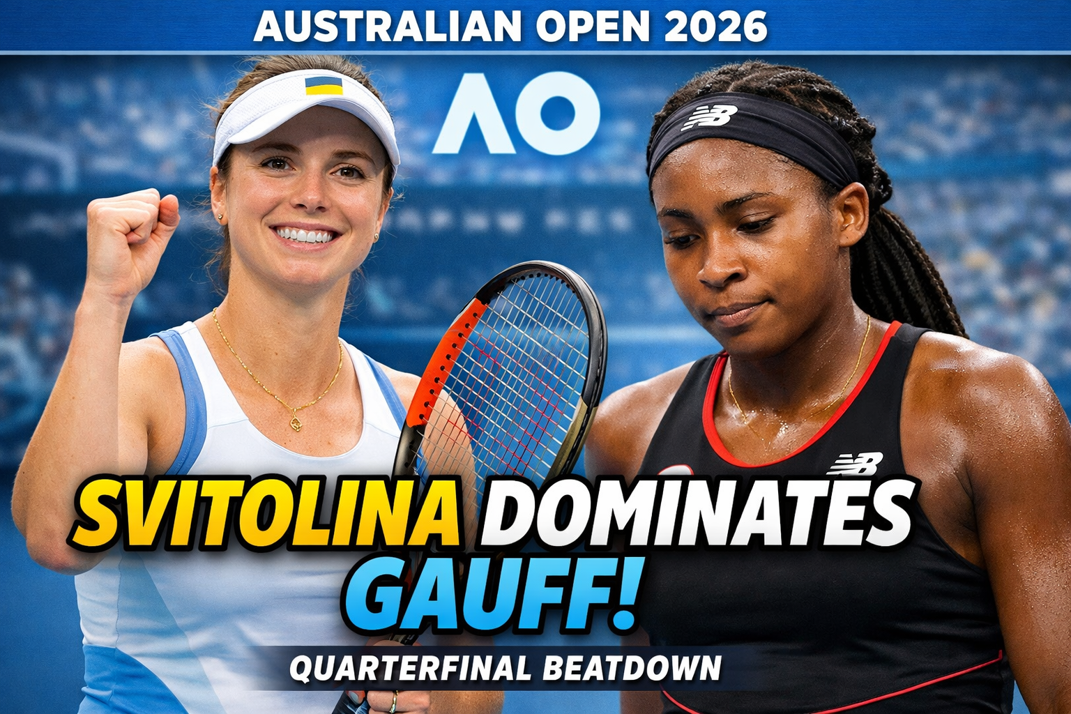 Svitolina Dominates Gauff in Australian Open 2026 Quarterfinals: A One-Sided