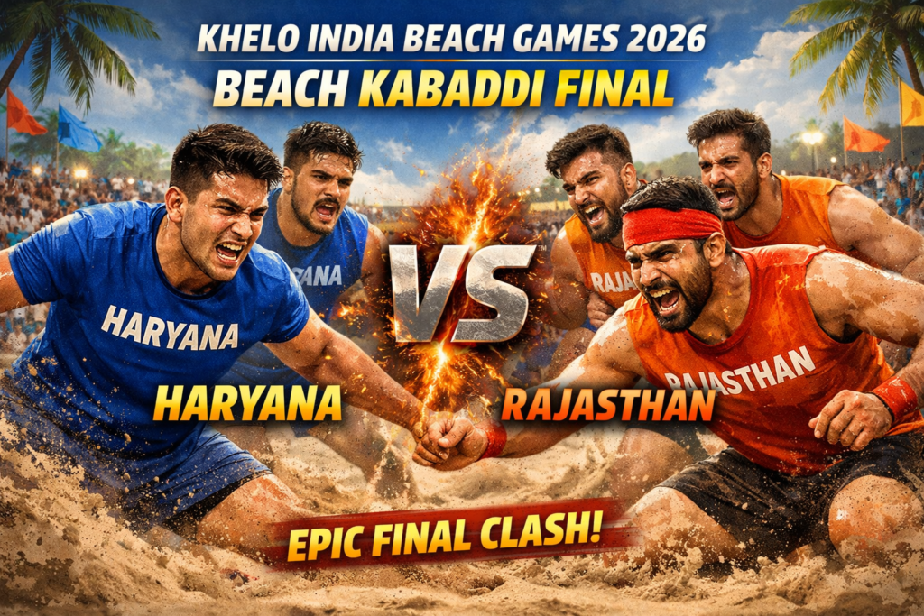 Thrilling Beach Kabaddi Semi-Finals at Khelo India Beach Games 2026: Haryana and Rajasthan Set for Epic Final Clash