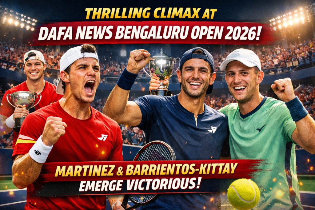 Thrilling Climax at Dafa News Bengaluru Open 2026: Martinez and Barrientos-Kittay Emerge Victorious