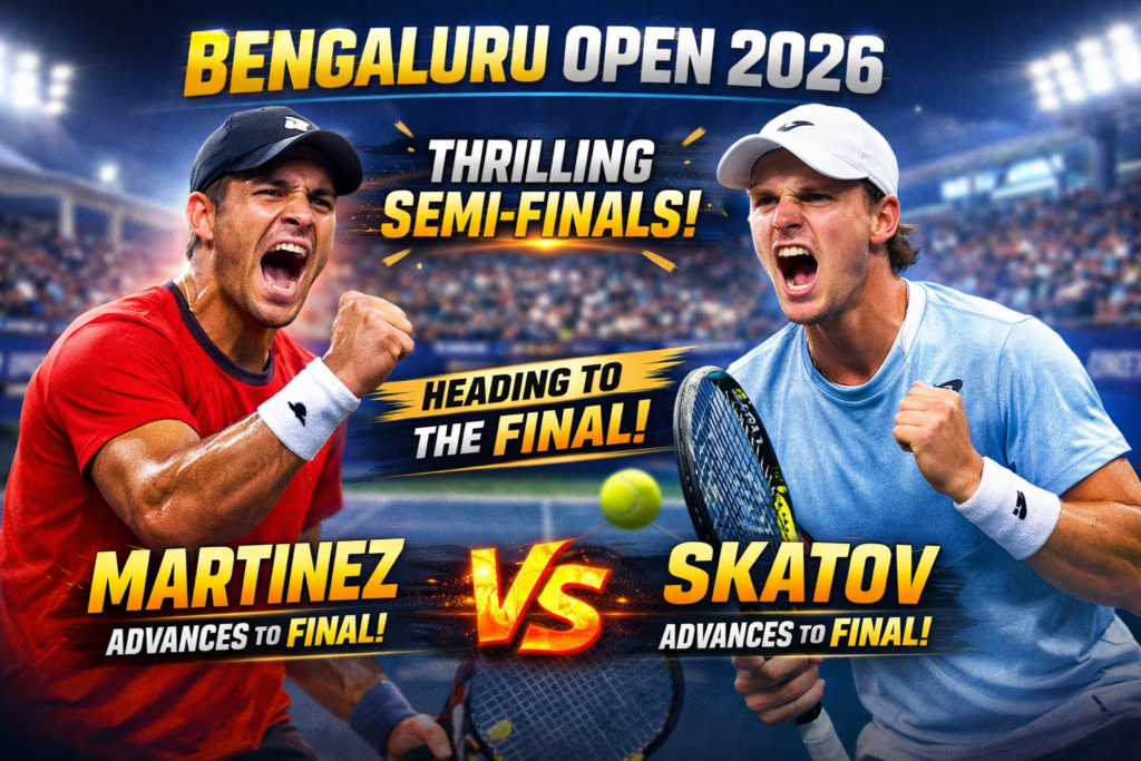 Thrilling Semi-Finals at Bengaluru Open 2026: Martinez and Skatov Advance to the Final