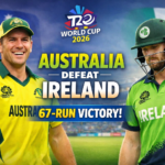 Australia Dominates Ireland in T20 World Cup 2026: Comprehensive 67-Run Victory