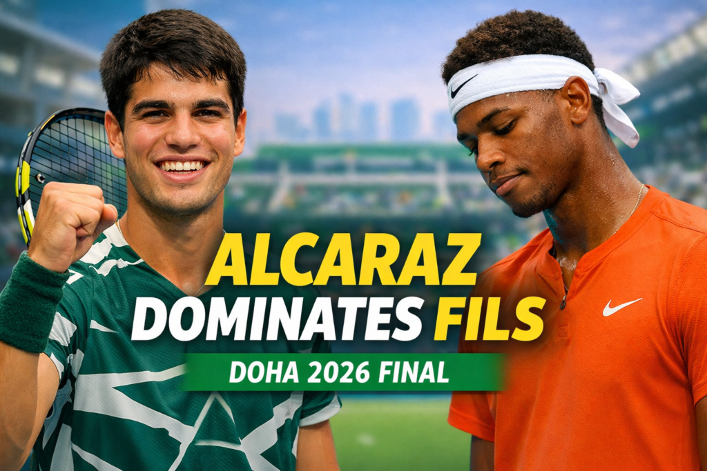 Carlos Alcaraz Crushes Arthur Fils in Doha 2026 Final: A Masterclass in Tennis Dominance