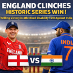 England Clinches Historic Series Win with Thrilling Victory in 4th Mixed Disability T20I Against India