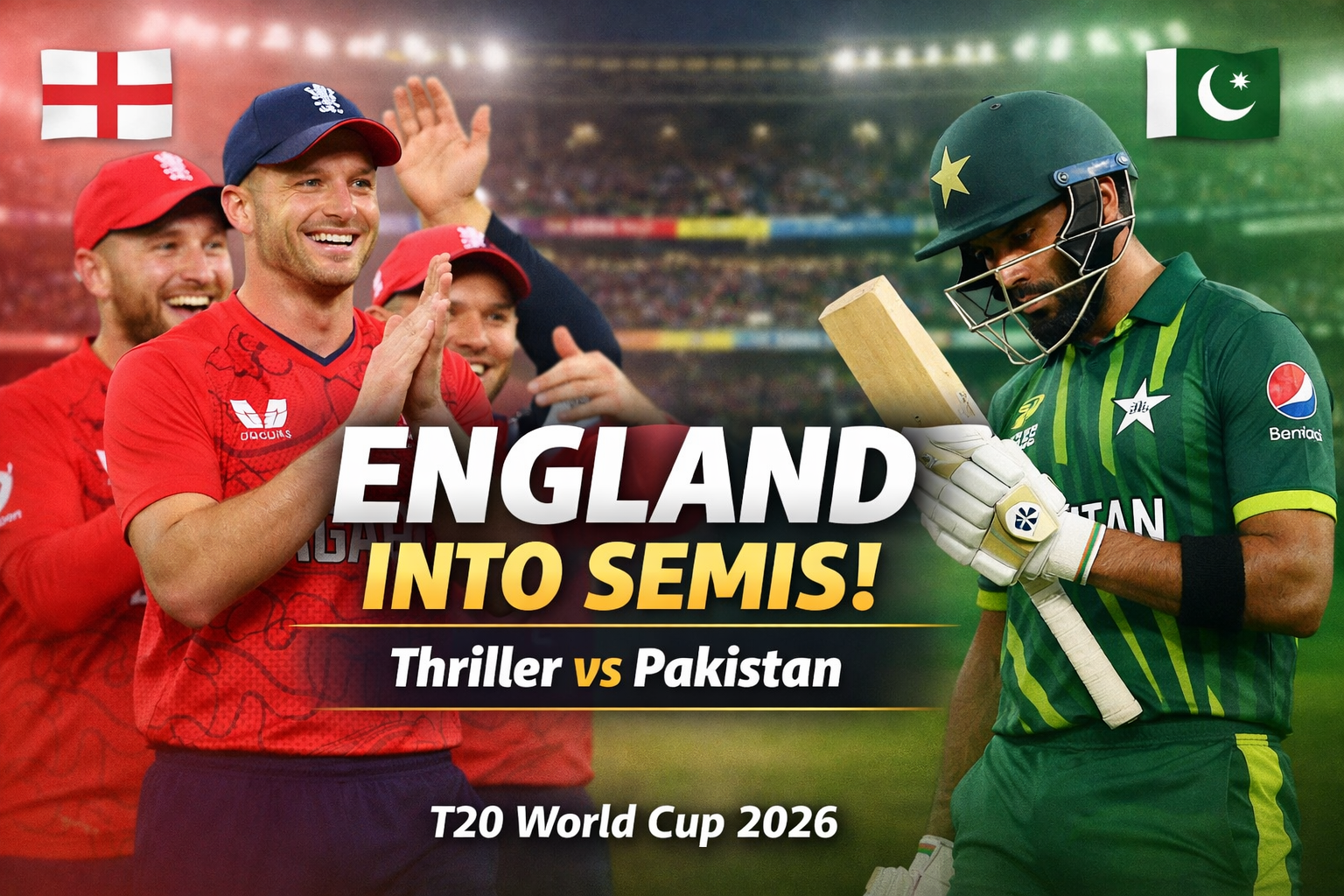 England Clinches Semi-Final Berth with Nail-Biting Victory Over Pakistan in T20 World Cup 2026