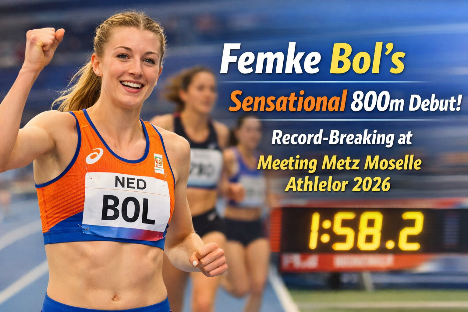 Femke Bol’s Sensational 800m Debut: A Record-Breaking Performance at Meeting Metz Moselle Athlélor 2026