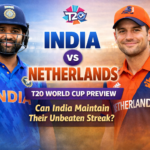 India vs Netherlands T20 World Cup Preview Can India Maintain Their Unbeaten Streak