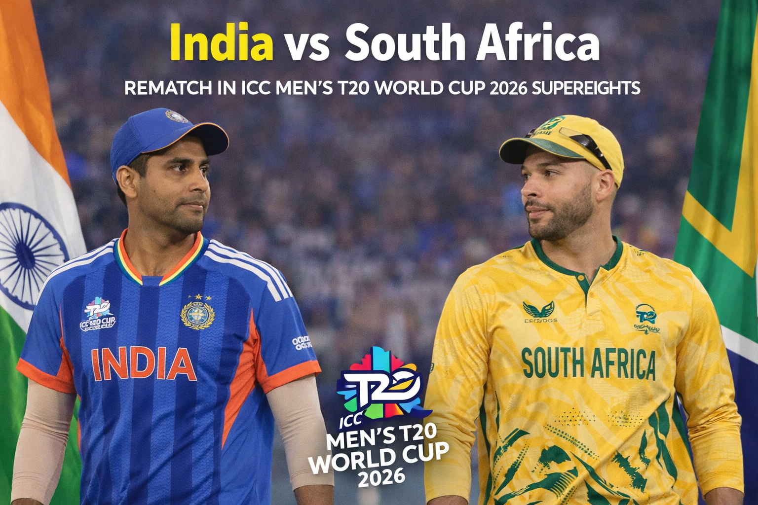 India vs South Africa: A High-Stakes Rematch in the ICC Men’s T20 World Cup 2026 Super Eights