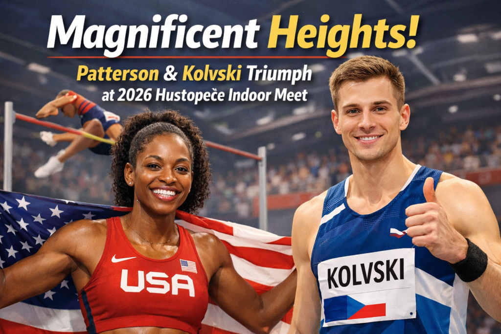 Magnificent Heights: Patterson and Kolvski Dominate at 2026 Hustopeče Indoor High Jump Meeting