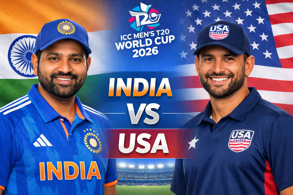 Match Preview: India vs United States in ICC Men's T20 World Cup 2026