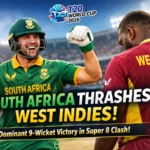 South Africa Demolishes West Indies with Commanding 9-Wicket Victory in T20 World Cup 2026 Super 8 Clash