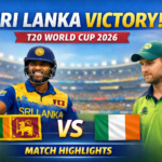 Sri Lanka Secures Victory Over Ireland in T20 World Cup 2026: Match Highlights