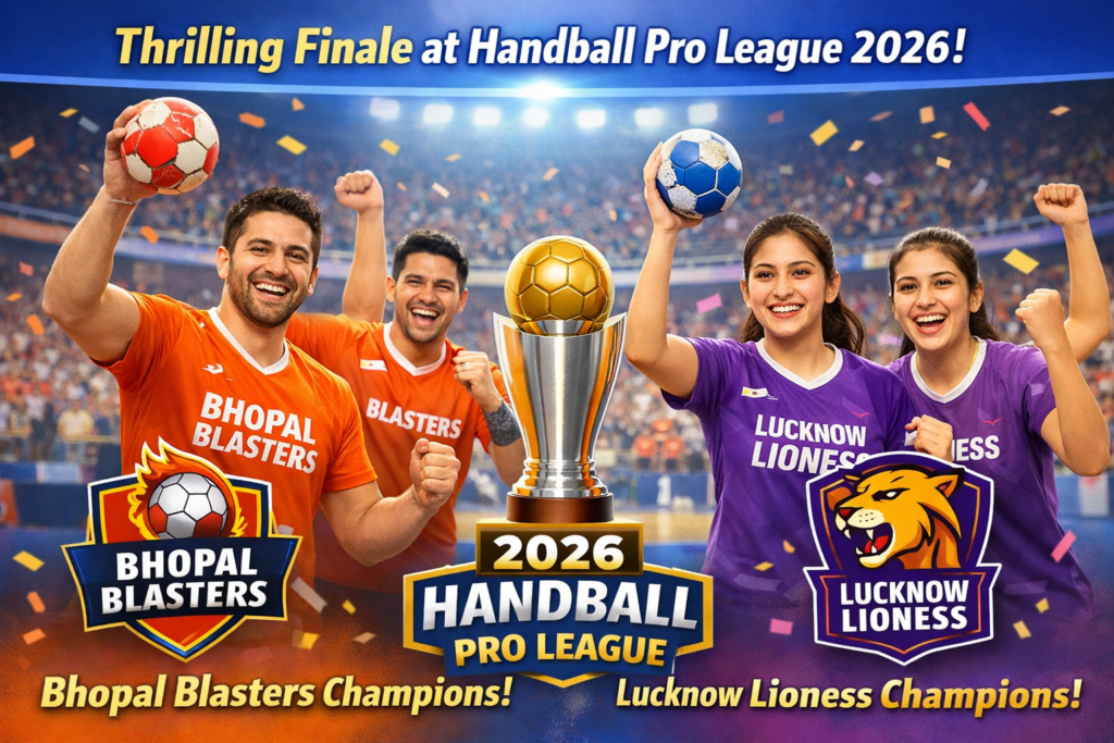 Thrilling Finale at Handball Pro League 2026: Bhopal Blasters and Lucknow Lioness Crowned Champions