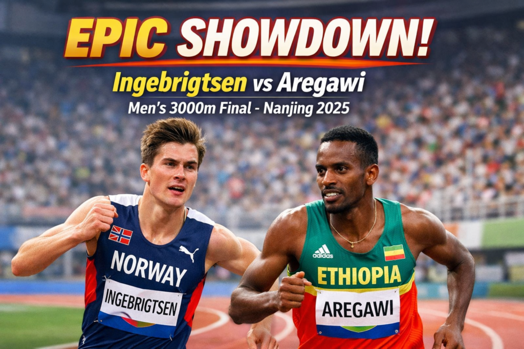 Epic Showdown: Ingebrigtsen Edges Out Aregawi in Thrilling Men's 3000m Final at Nanjing 2025