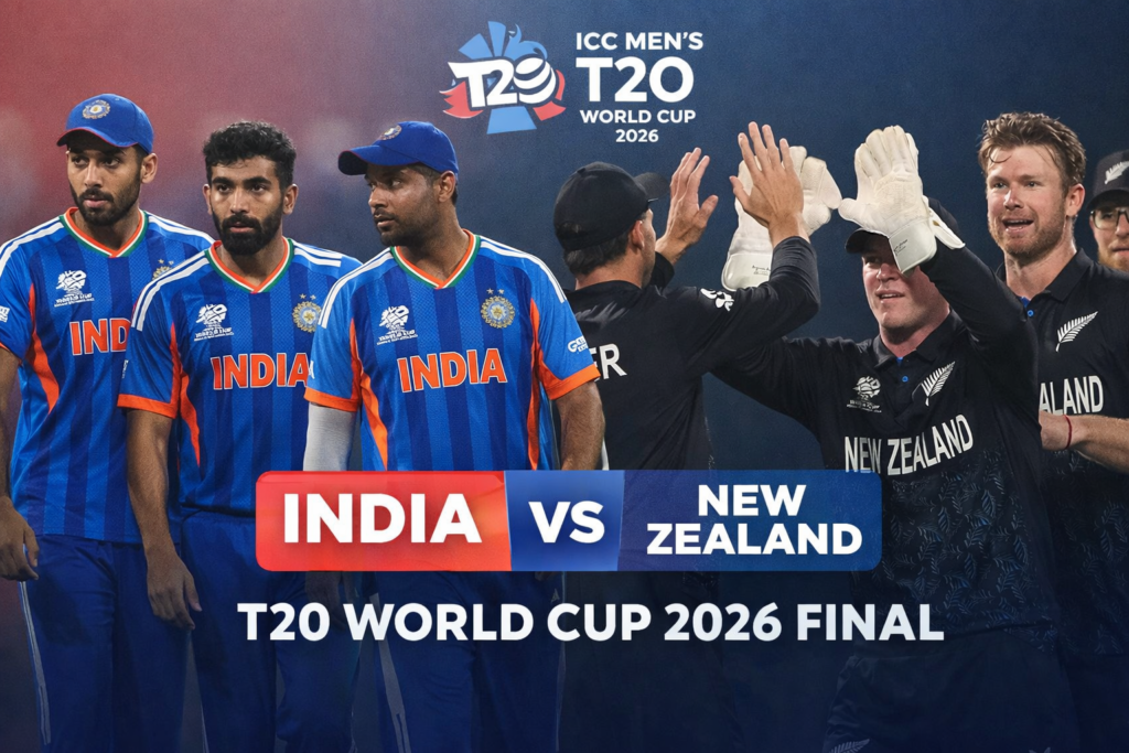India vs New Zealand in the ICC Men's T20 World Cup 2026 Final: Epic Clash Awaits