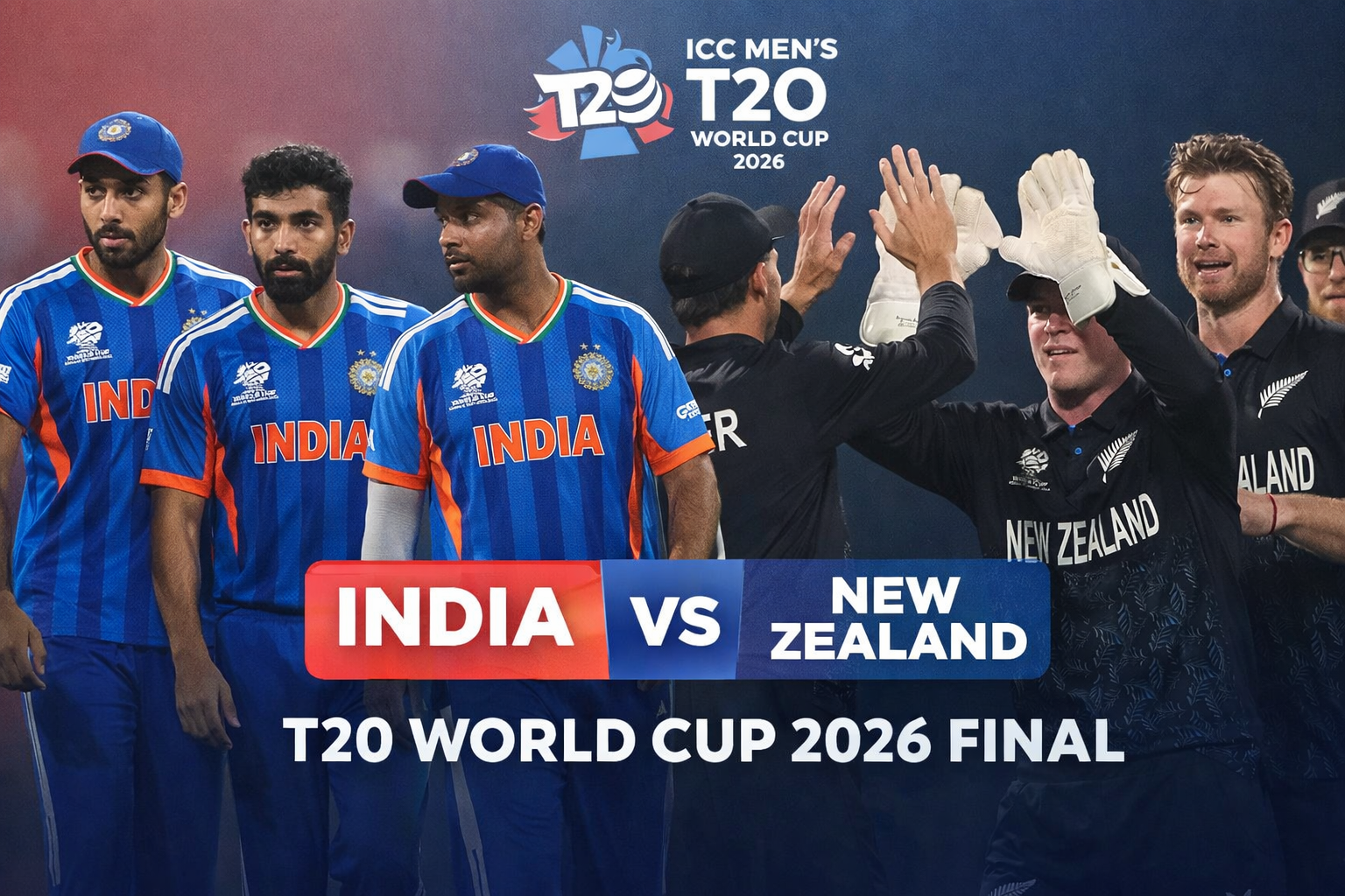 India vs New Zealand in the ICC Men’s T20 World Cup 2026 Final: Epic Clash Awaits