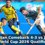 Pakistan Stages Epic Comeback to Defeat Japan 4-3 and Qualify for FIH Hockey World Cup 2026