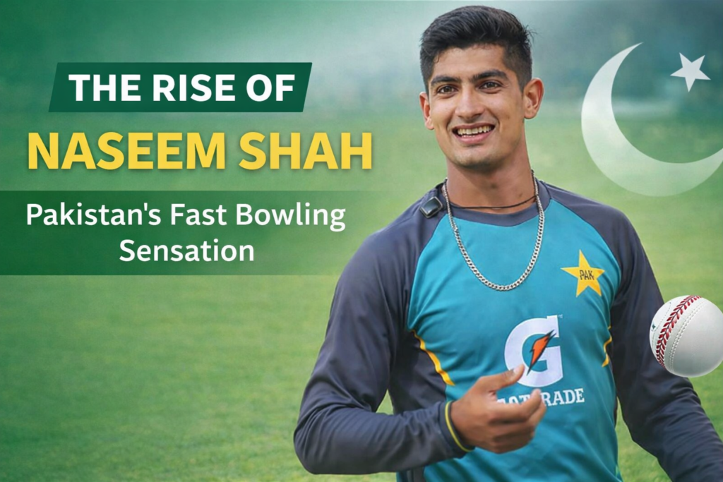 The Rise of Naseem Shah Pakistan’s Fast Bowling Sensation