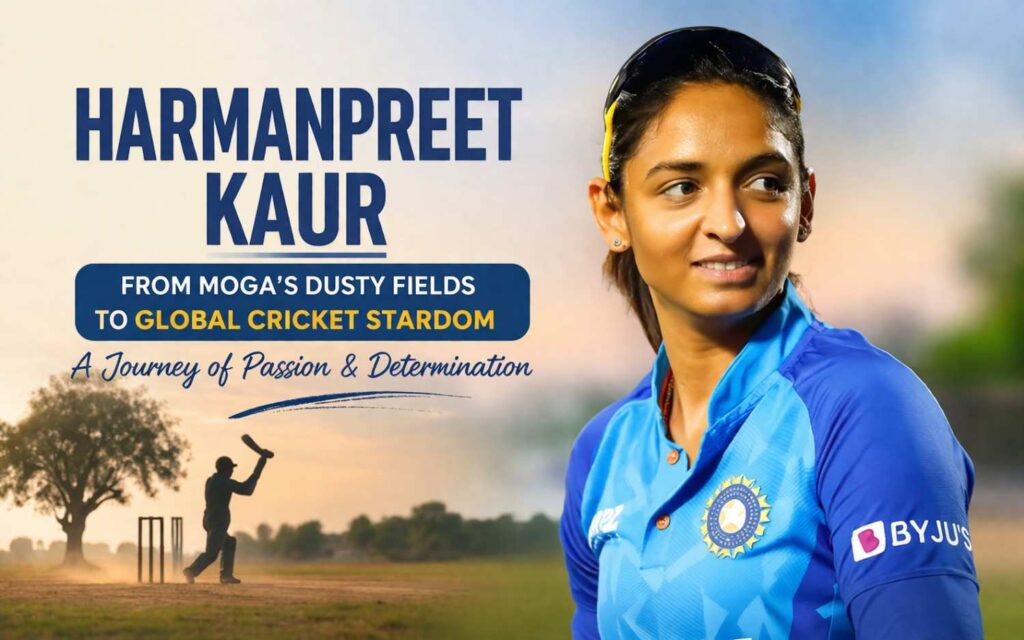 Harmanpreet Kaur: From Moga's Dusty Fields to Global Cricket Stardom – Success Story