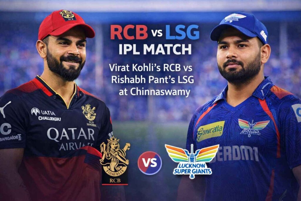 RCB vs LSG IPL Match: Batting Carnage Expected as Virat Kohli’s Rampaging RCB Host Rishabh Pant’s Struggling LSG at Chinnaswamy