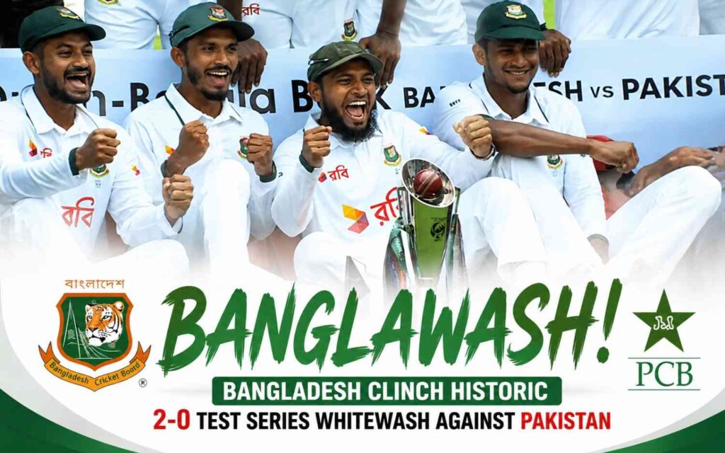 Banglawash! Bangladesh Clinch Historic 2-0 Test Series Whitewash Against Pakistan