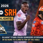 GT vs SRH IPL 2026 Highlights: Gujarat Titans Crush Sunrisers Hyderabad by 82 Runs to Climb to Top of the Table