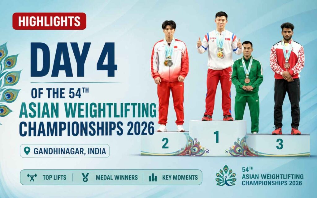 HIGHLIGHTS: Day 4 of the 54th Asian Weightlifting Championships 2026