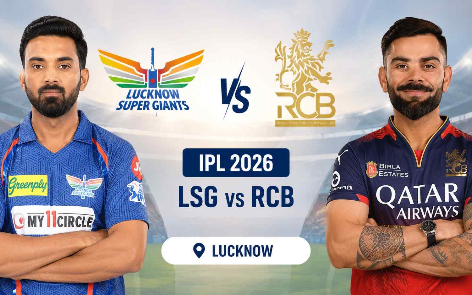LSG vs RCB IPL 2026 Can the Desperate Super Giants Pull Off a Banana Peel Against Defending Champions RCB in Lucknow