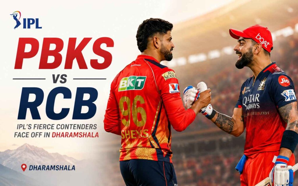 PBKS vs RCB: IPL's fierce contenders face off in Dharamshala