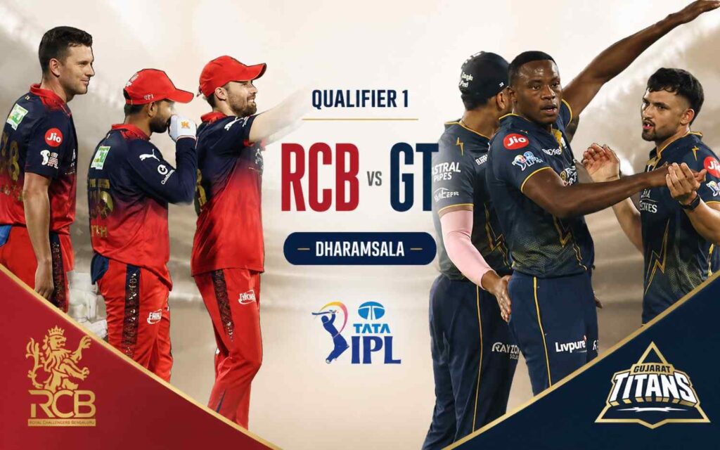 RCB vs GT Qualifier 1: Defending Champions vs Surging Titans in a High-Stakes Dharamsala Clash