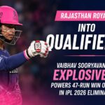 Rajasthan Royals into Qualifier 2: Vaibhav Sooryavanshi's Explosive 97 Powers 47-Run Win Over SRH in IPL 2026 Eliminator