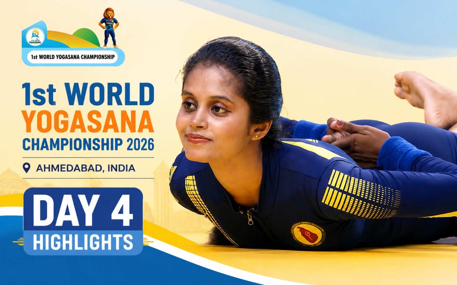 1st World Yogasana Championship 2026: Day 4 Highlights from Ahmedabad