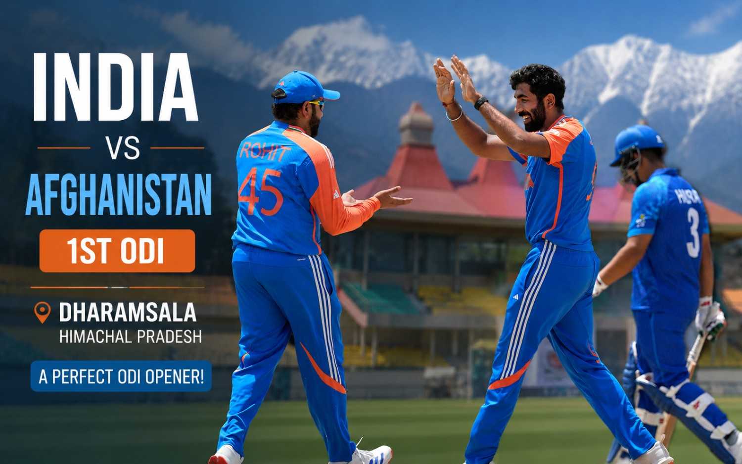 IND vs AFG 1st ODI: Shubman Gill’s Men Host Afghanistan in Scenic Dharamsala – A Perfect ODI Opener!