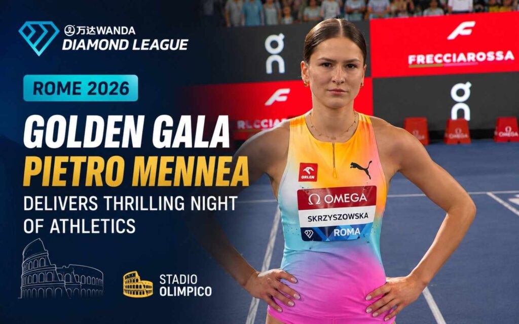 Rome 2026 Wanda Diamond League: Golden Gala Pietro Mennea Delivers Thrilling Night of Athletics at Stadio Olimpico