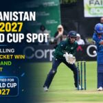Afghanistan Seal 2027 World Cup Spot with Thrilling Three-Wicket Win Over Ireland in Belfast