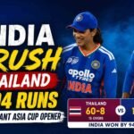 India Crush Thailand by 94 Runs in Dominant Asia Cup Opener