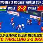 India Hold Olympic Silver Medallists China to Thrilling 2-2 Draw in FIH Women’s Hockey World Cup 2026 Opener