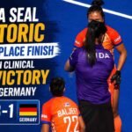 India Seal Historic Fifth-Place Finish with Clinical 3-1 Victory Over Germany