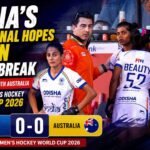 India’s Semi-Final Hopes End in Heartbreak After 0-0 Draw with Australia at FIH Women’s Hockey World Cup 2026