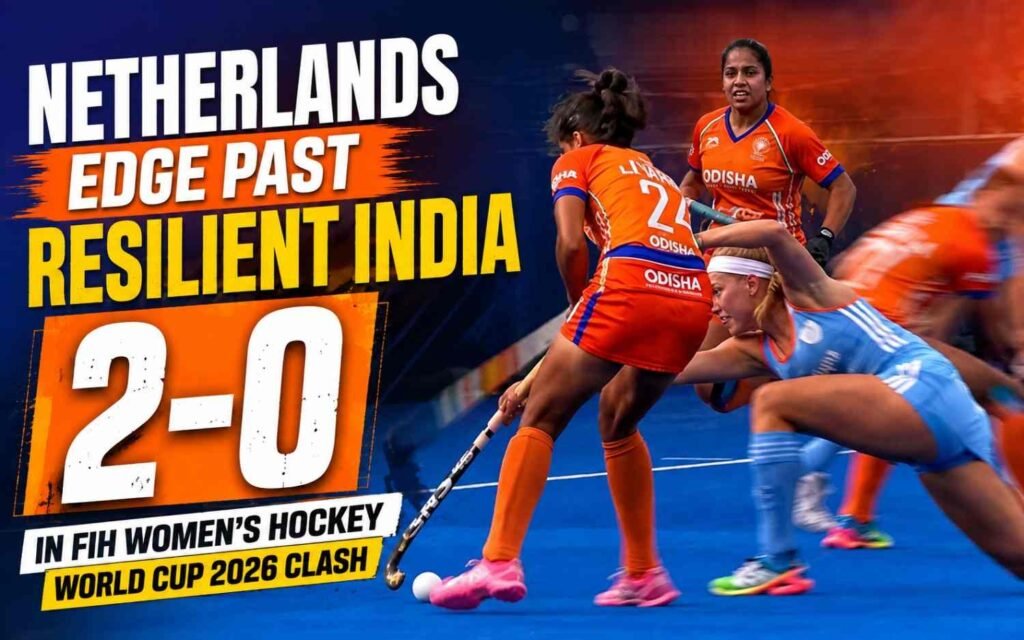 Netherlands Edge Past Resilient India 2-0 in FIH Women’s Hockey World Cup 2026 Clash