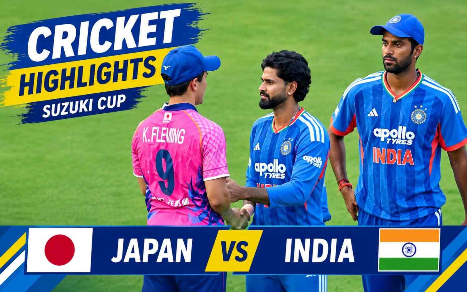 CRICKET HIGHLIGHTS｜SUZUKI CUP｜JAPAN vs INDIA