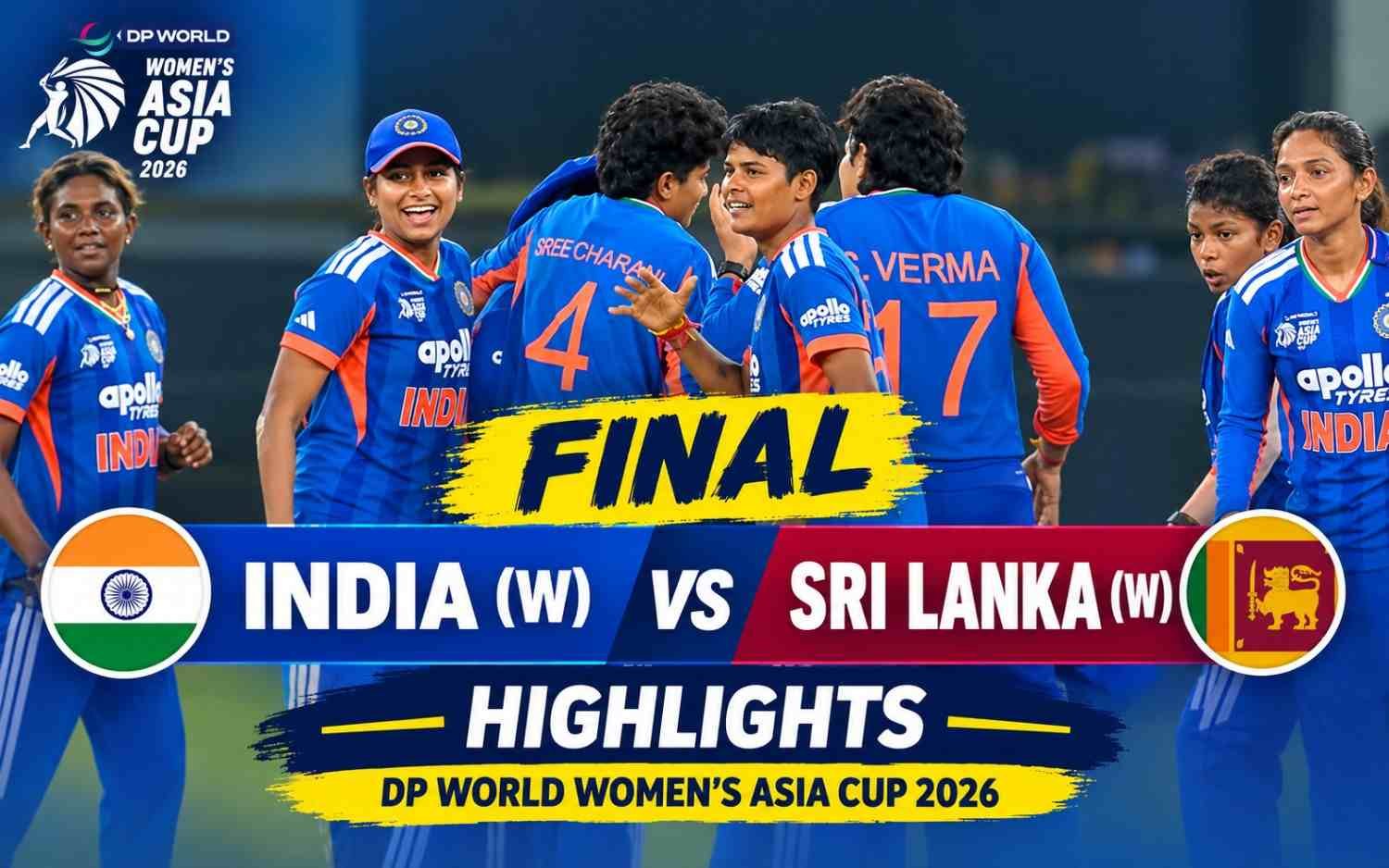 Cricket Highlights | Final | India (W) v Sri Lanka (W) | DP World Women's Asia Cup 2026