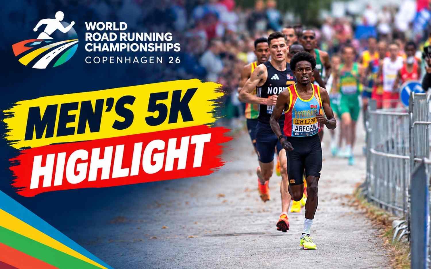 Men's 5k - Highlight | World Road Running Championships Copenhagen 26