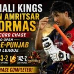 Mohali Kings Stun Amritsar Soormas in Record Chase to Open Sher-E-Punjab T20 League