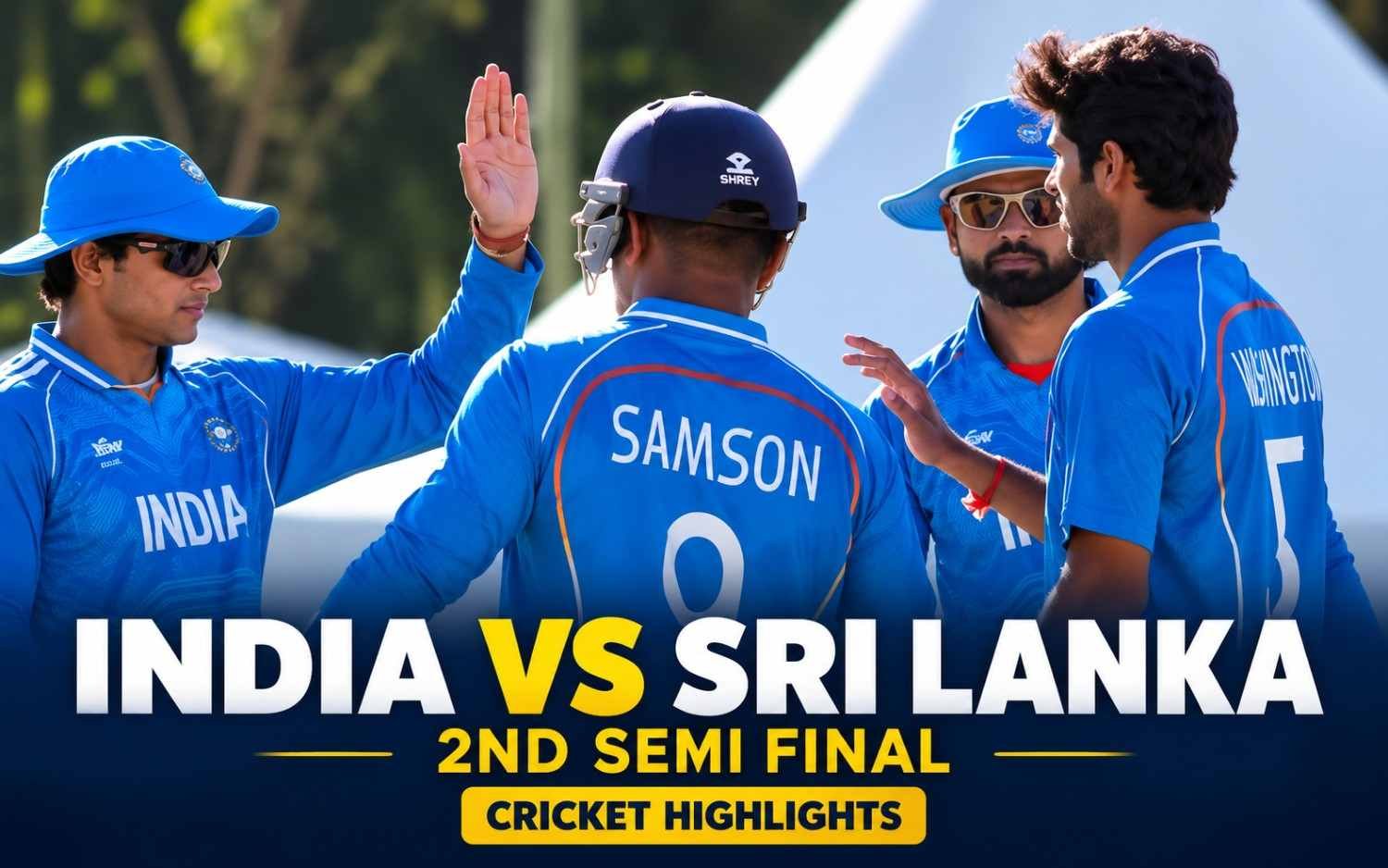 Cricket Highlights | India Vs Sri Lanka 2nd Semi Final